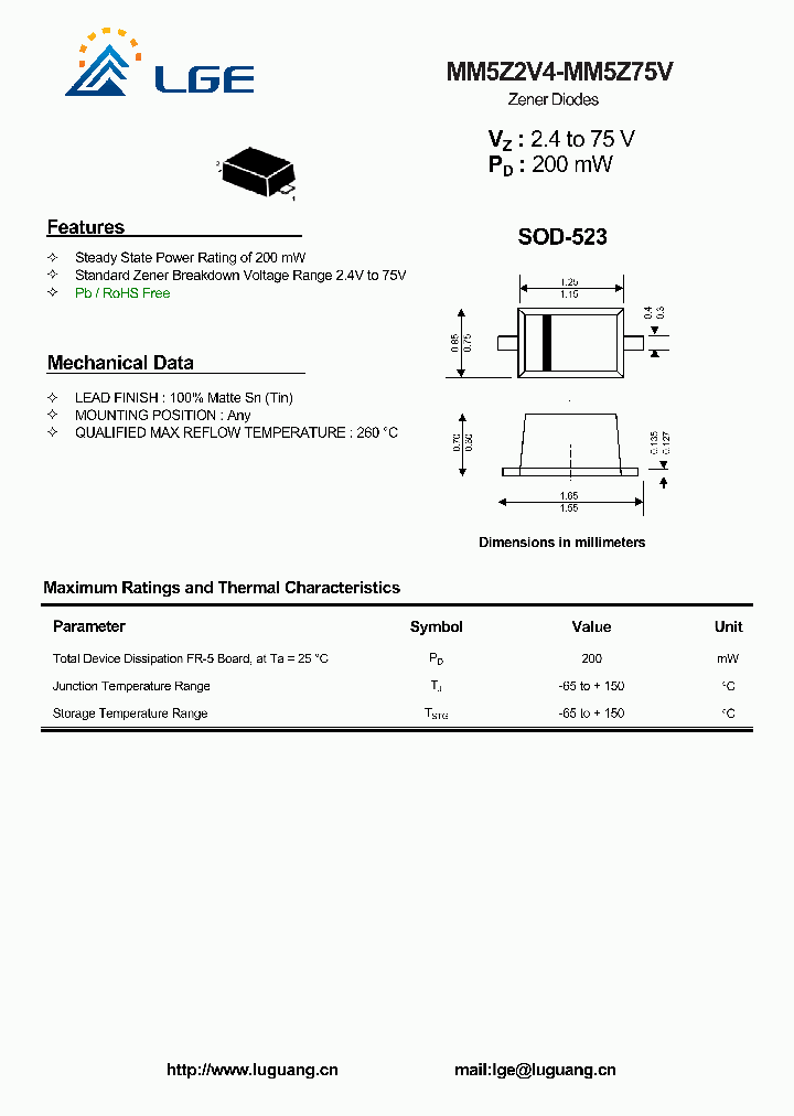 MM5Z62V_4611285.PDF Datasheet