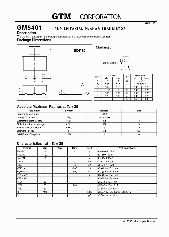 GM5401_4612448.PDF Datasheet