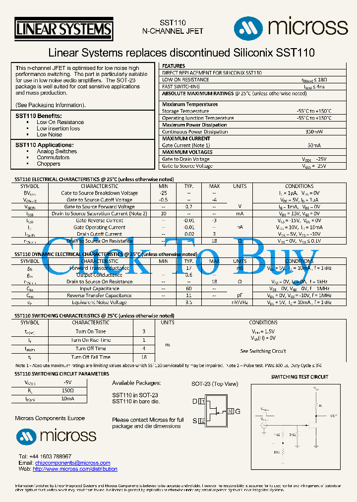 SST110SOT-23_4613817.PDF Datasheet