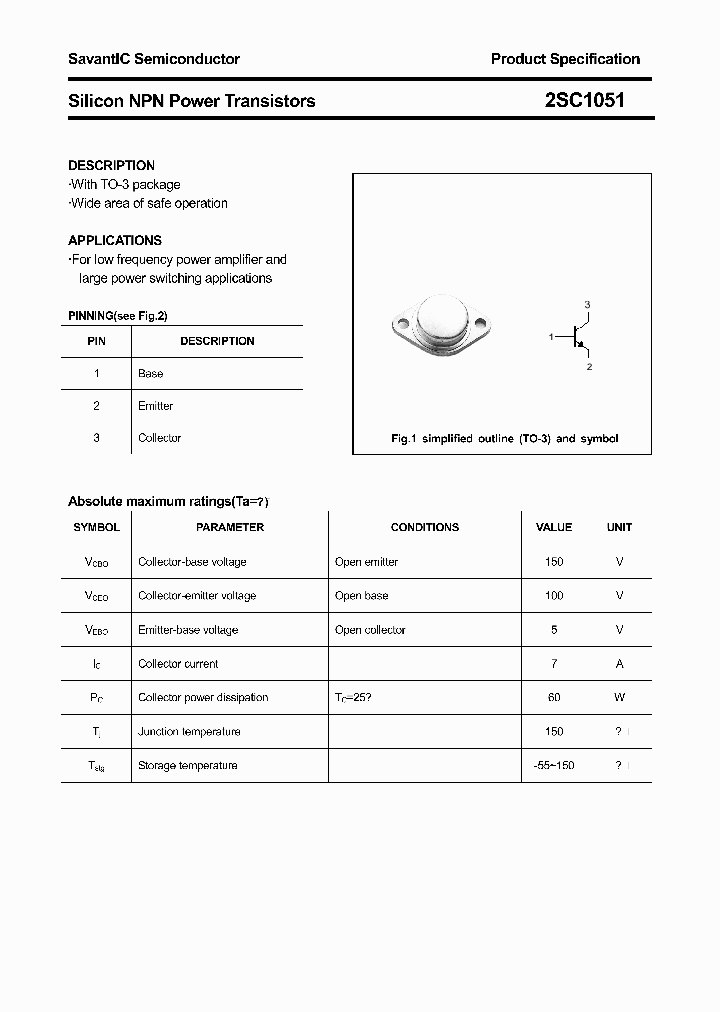 2SC1051_4616596.PDF Datasheet