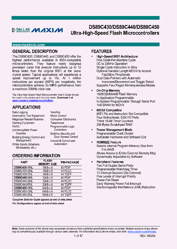 DS89C450_4618047.PDF Datasheet