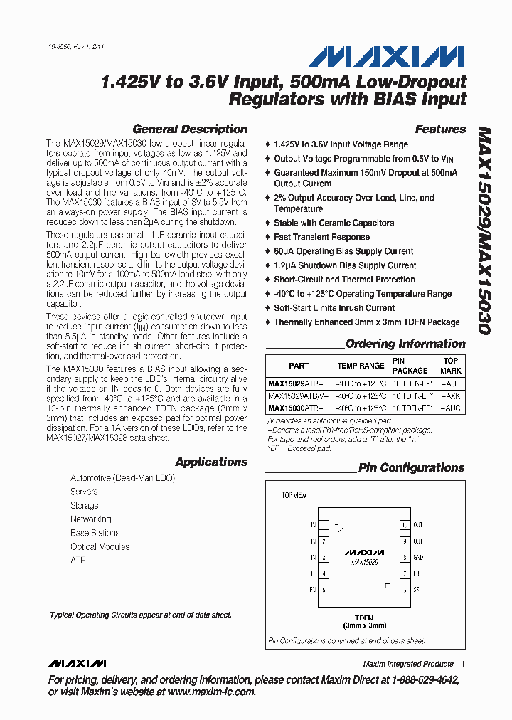 MAX15029ATBV_4617922.PDF Datasheet