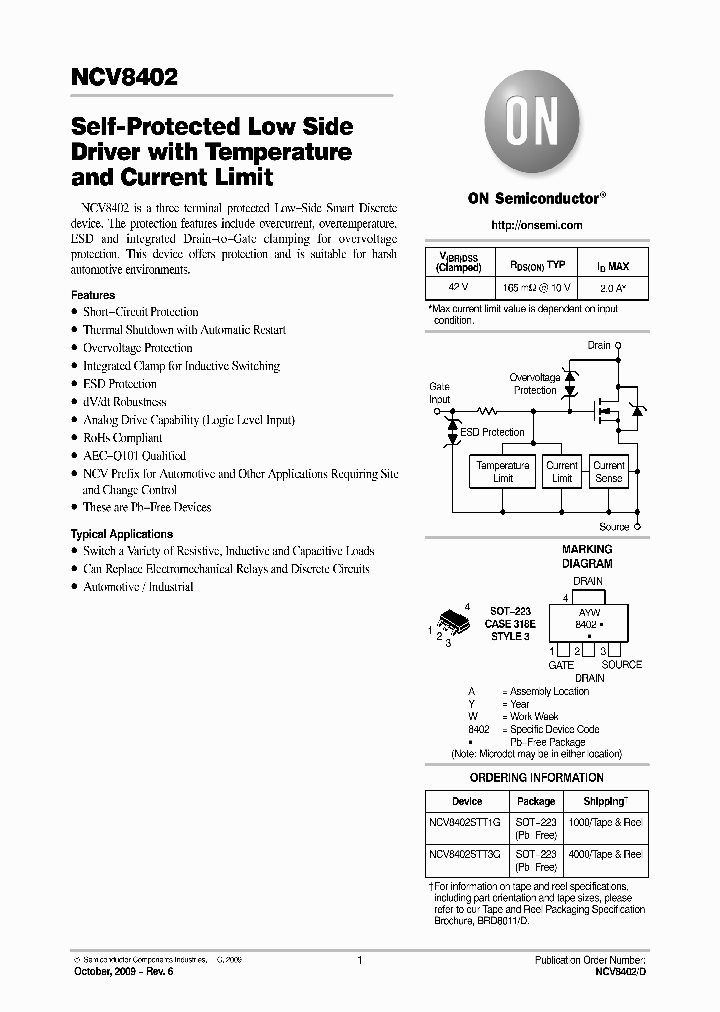 NCV8402_4619324.PDF Datasheet