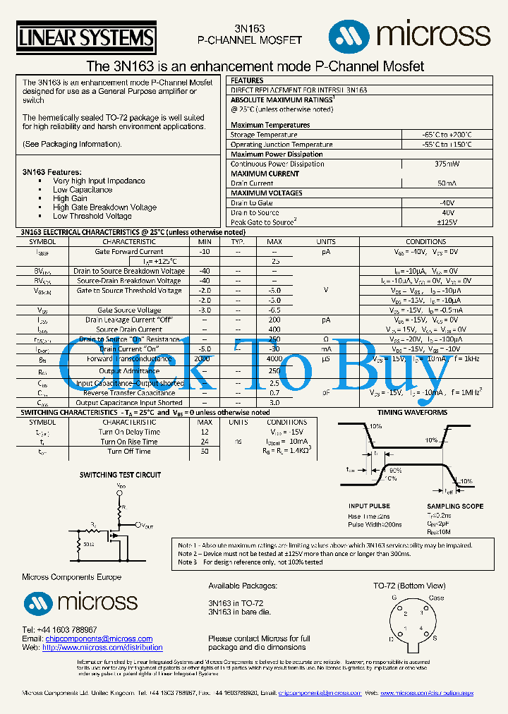 3N163TO-72_4619817.PDF Datasheet