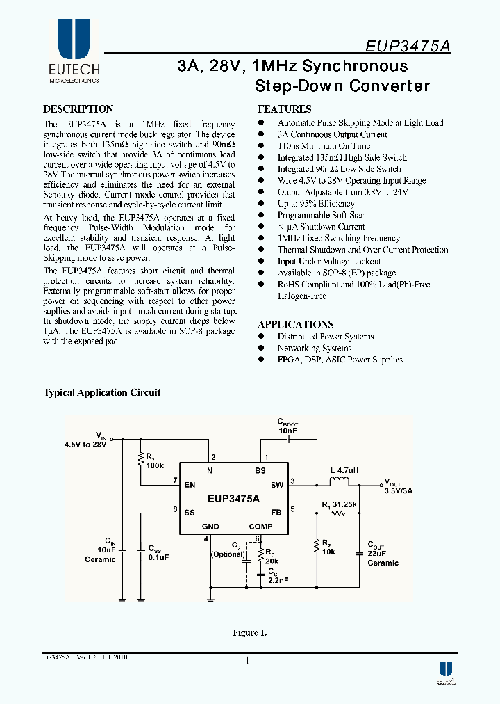 EUP3475A_4621525.PDF Datasheet