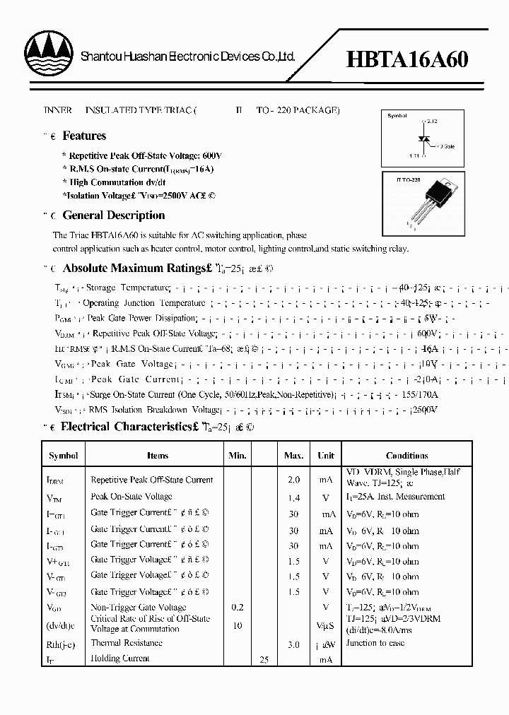 HBTA16A60_4622419.PDF Datasheet