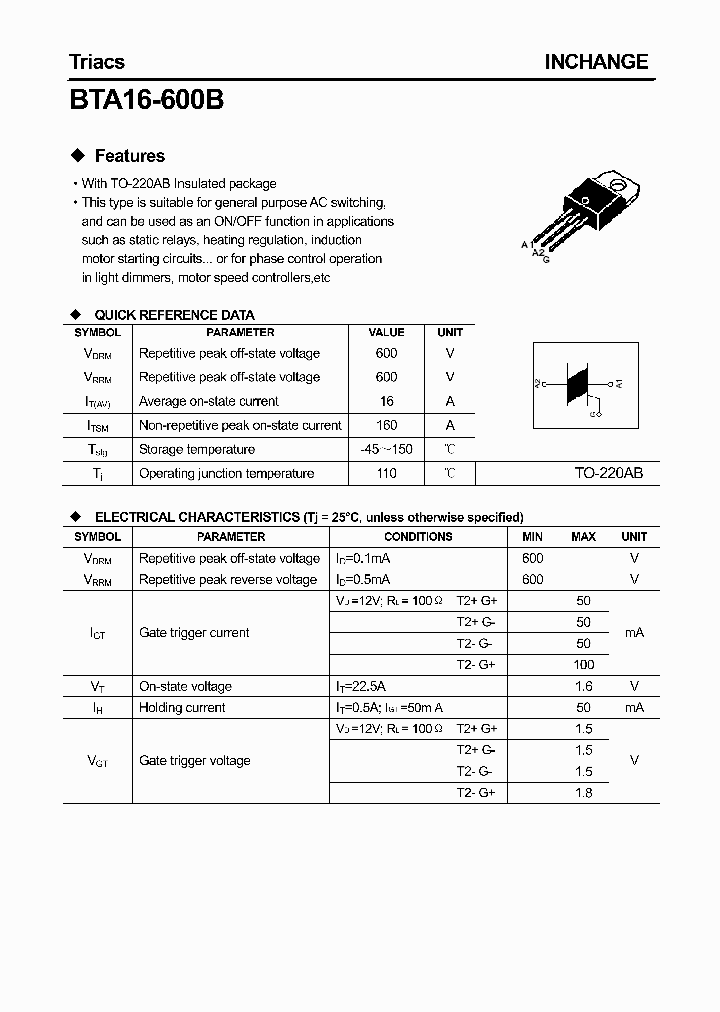 BTA16-600B_4622421.PDF Datasheet