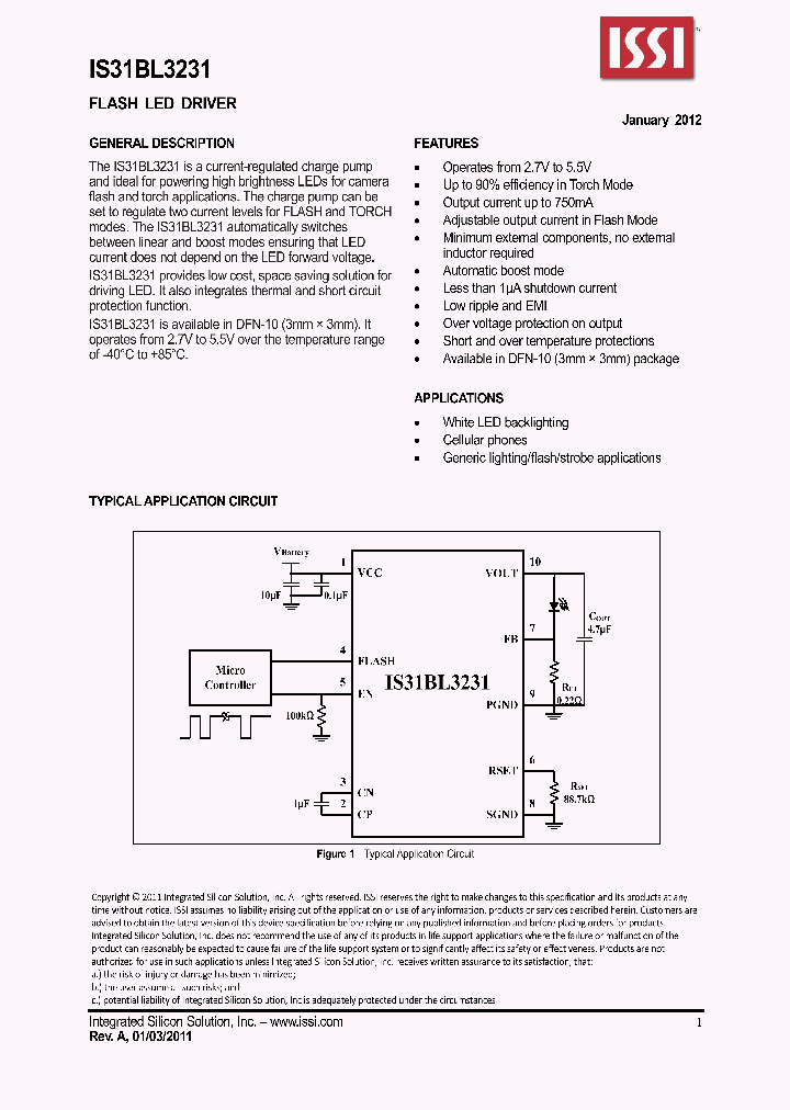 IS31BL3231_4624268.PDF Datasheet