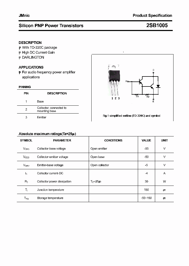 2SB1005_4625409.PDF Datasheet