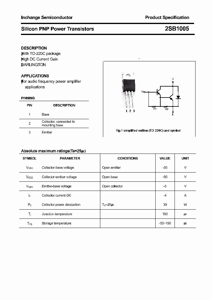 2SB1005_4625410.PDF Datasheet