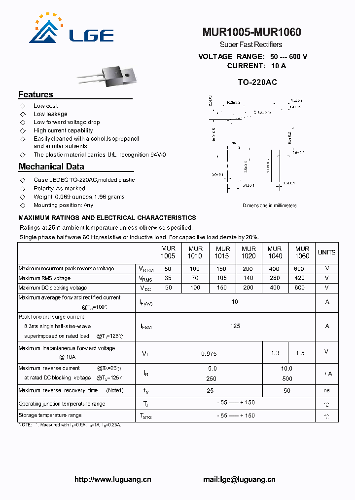 MUR1005_4626824.PDF Datasheet