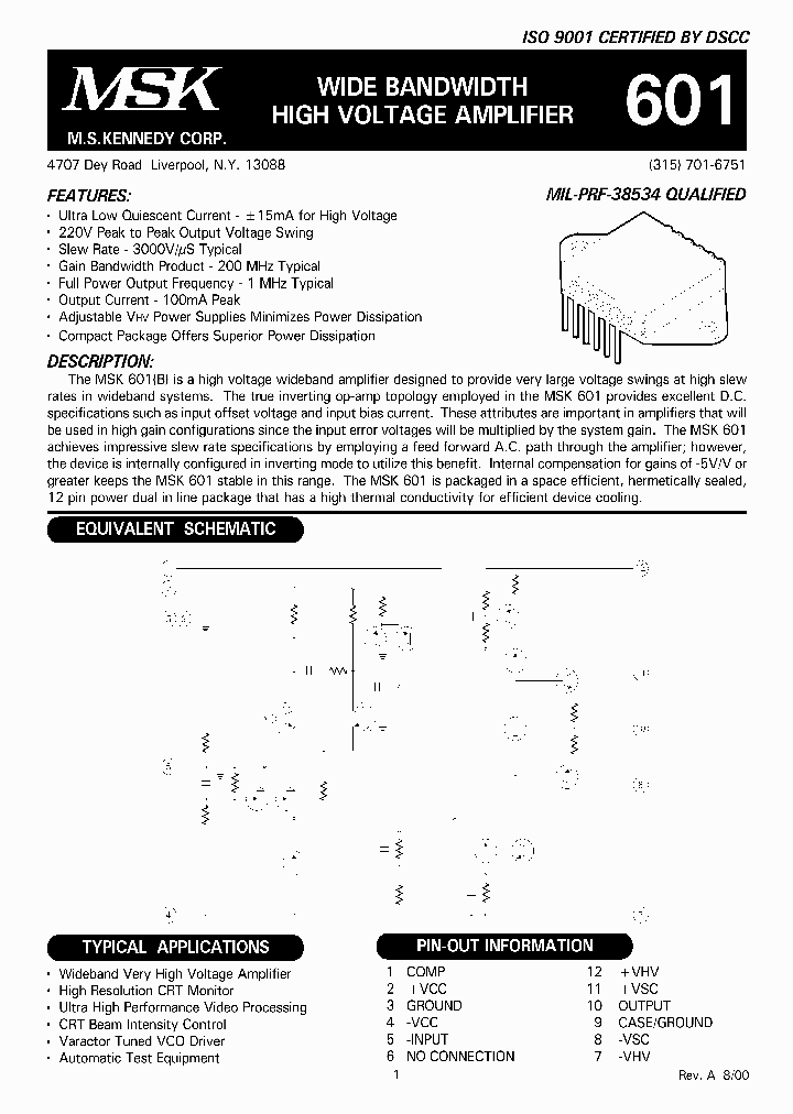 MSK601_4626822.PDF Datasheet
