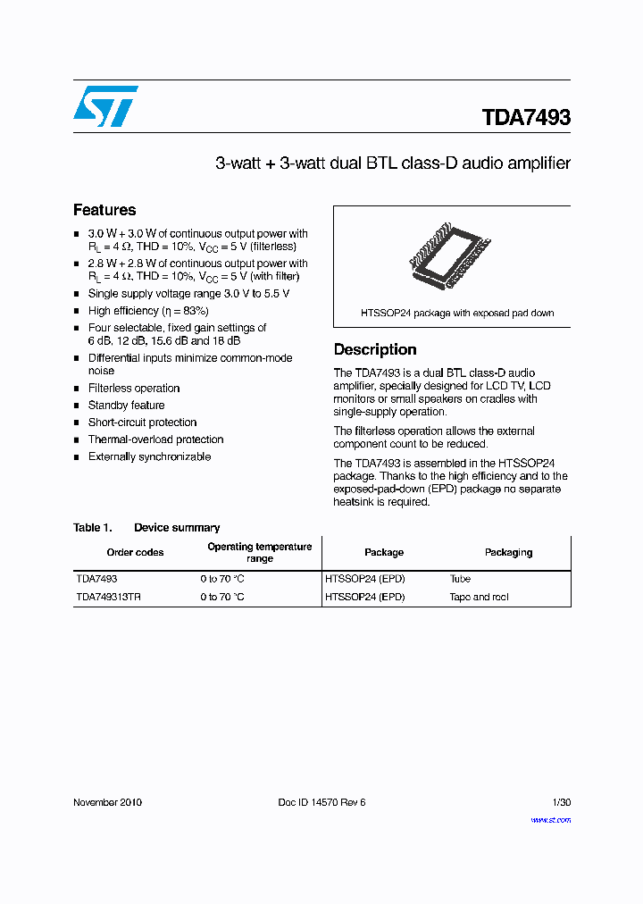 TDA7493_4627598.PDF Datasheet