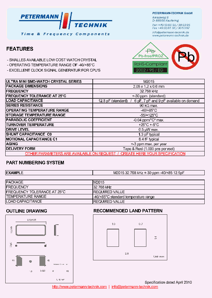 M2015_4629116.PDF Datasheet