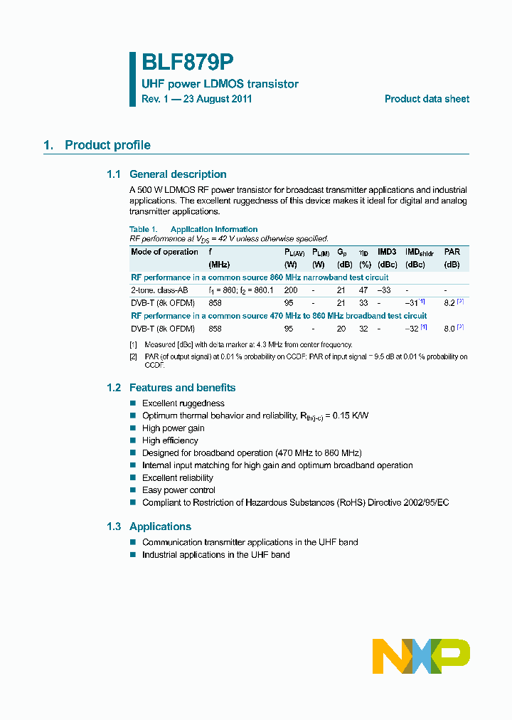 BLF879P_4629504.PDF Datasheet