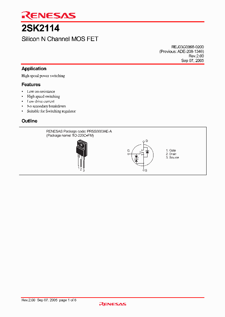 2SK2114_4633010.PDF Datasheet
