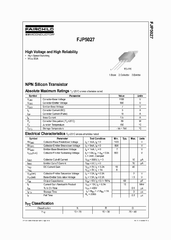 FJP5027R_4635319.PDF Datasheet