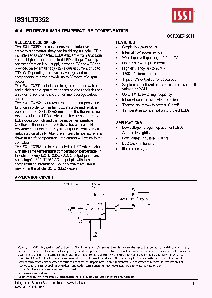 IS31LT3352_4638184.PDF Datasheet