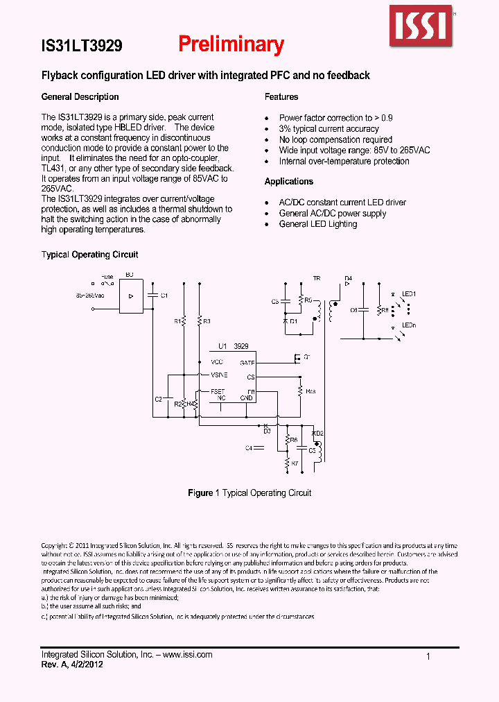 IS31LT3929_4638190.PDF Datasheet