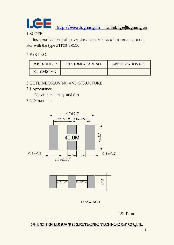 ZTTCS400MX_4641579.PDF Datasheet