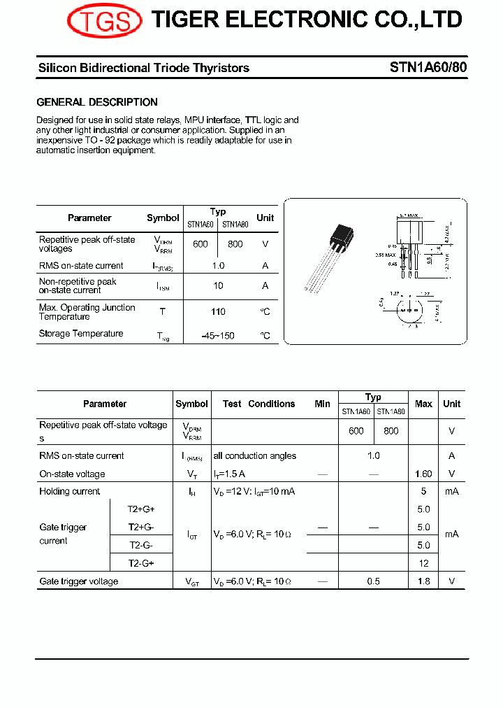 STN1A60_4643595.PDF Datasheet