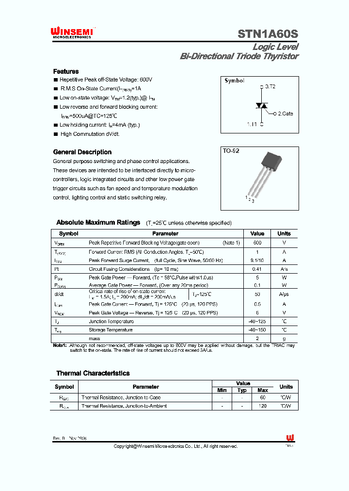 STN1A60S_4643597.PDF Datasheet