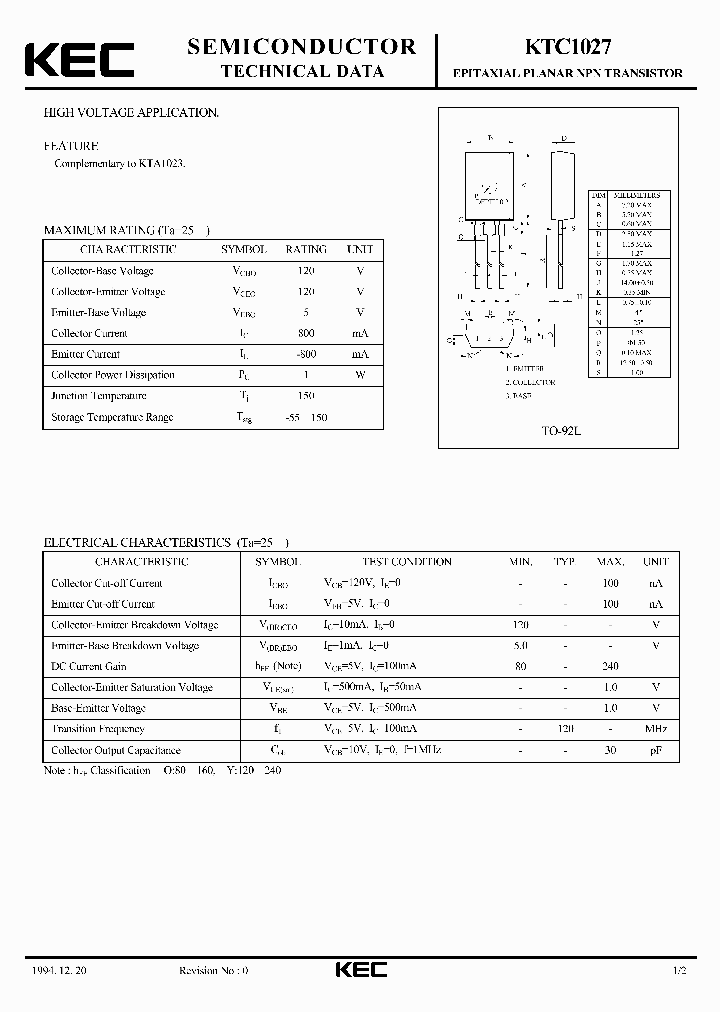 KTC1027_4648469.PDF Datasheet