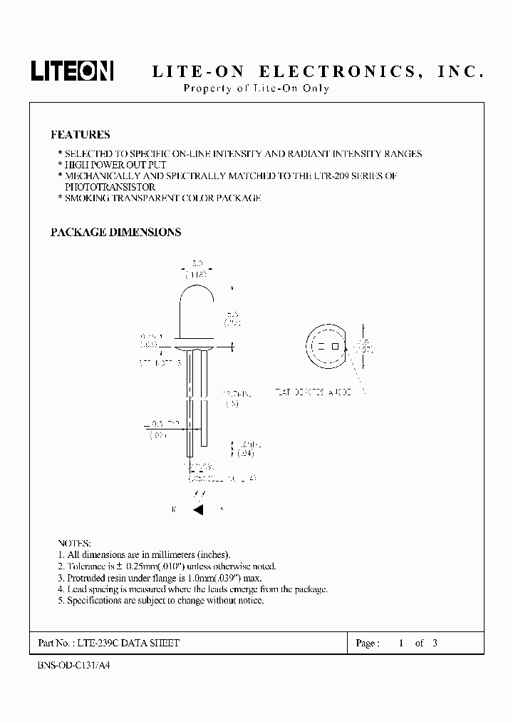LTE-239C_4648435.PDF Datasheet