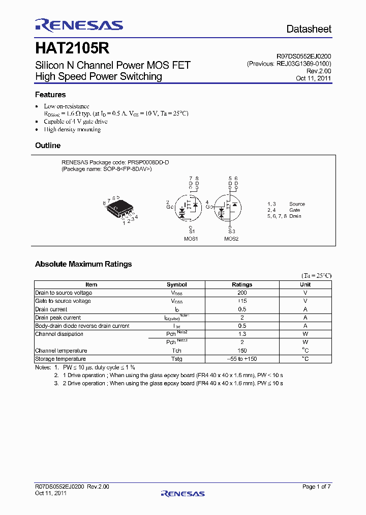 HAT2105R11_4648802.PDF Datasheet