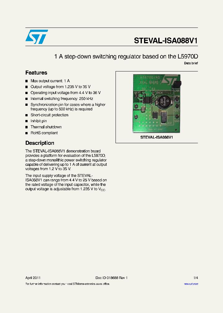 STEVAL-ISA088V1_4650363.PDF Datasheet