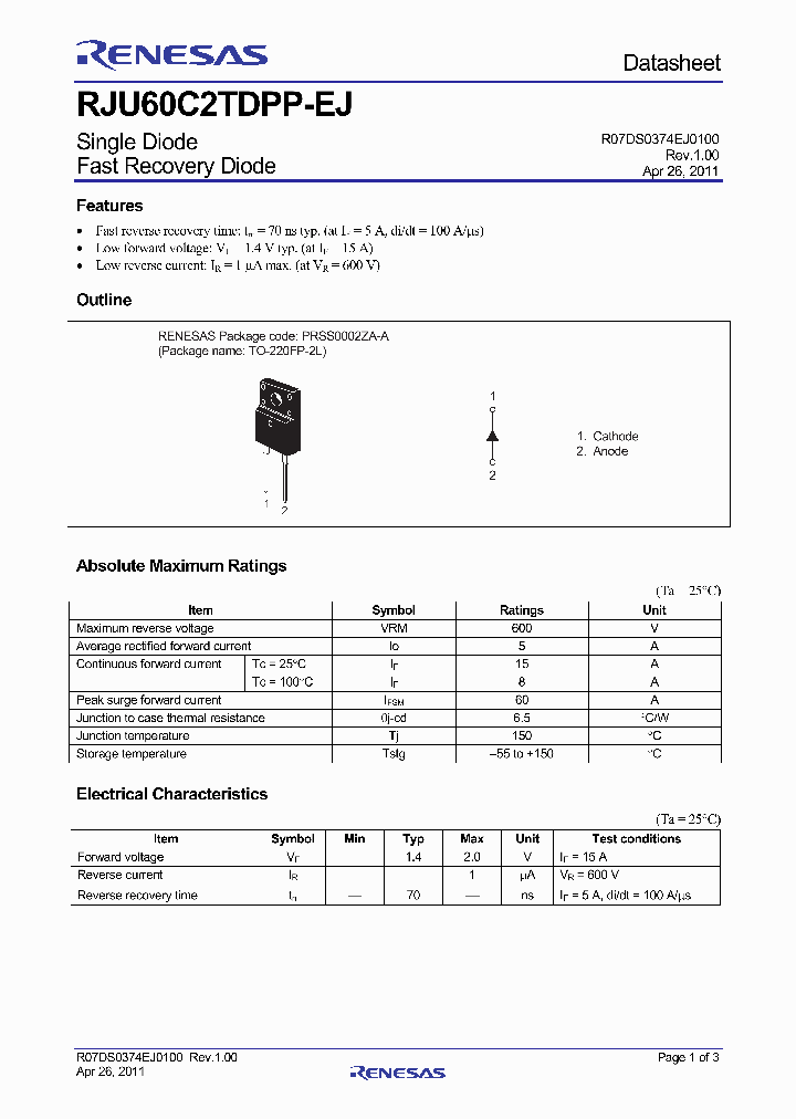 RJU60C2TDPP-EJ_4656542.PDF Datasheet