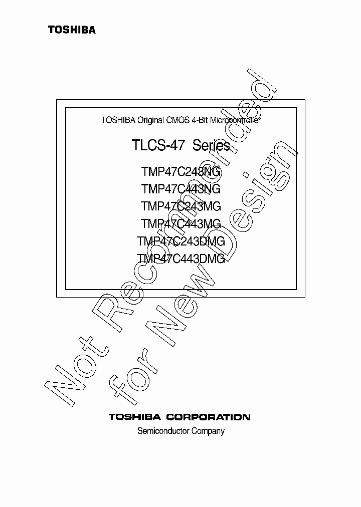 TMP47C443DMG_4659529.PDF Datasheet