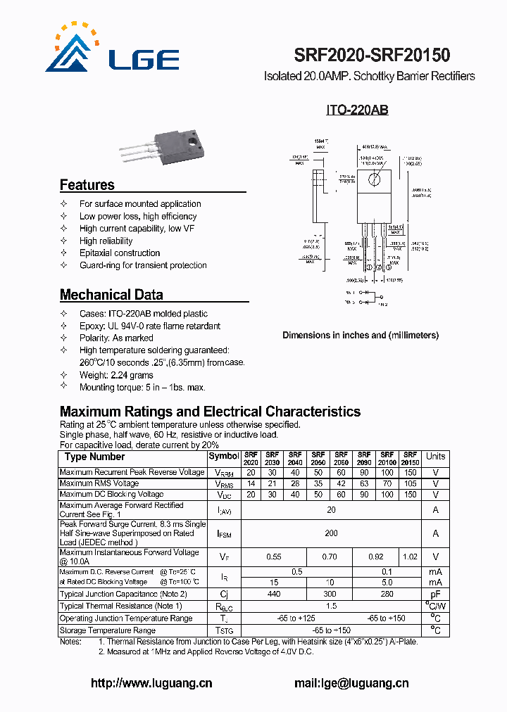 SRF2050_4662263.PDF Datasheet