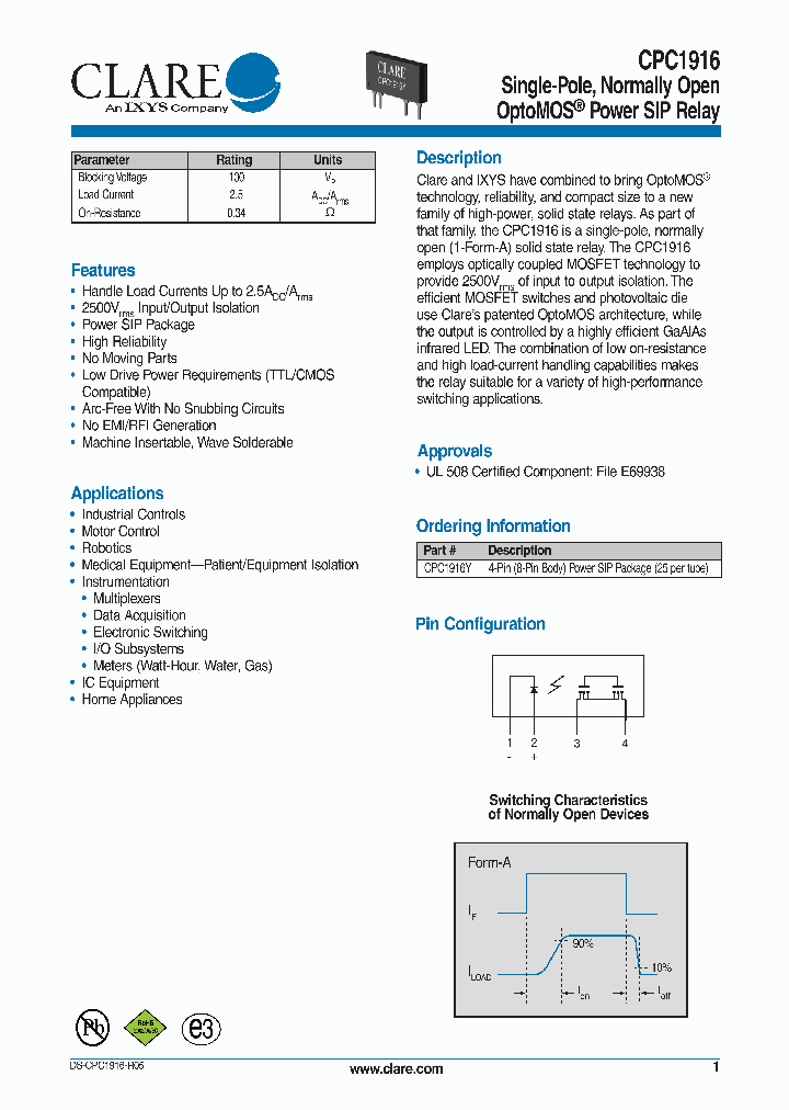 CPC1916Y_4663951.PDF Datasheet