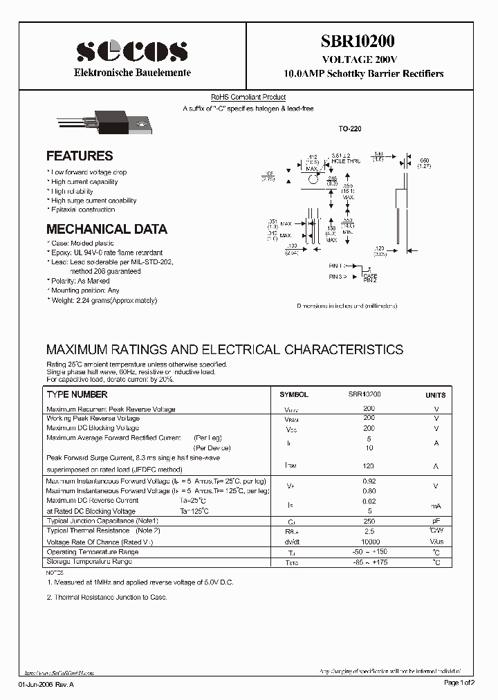 SBR10200_4665683.PDF Datasheet