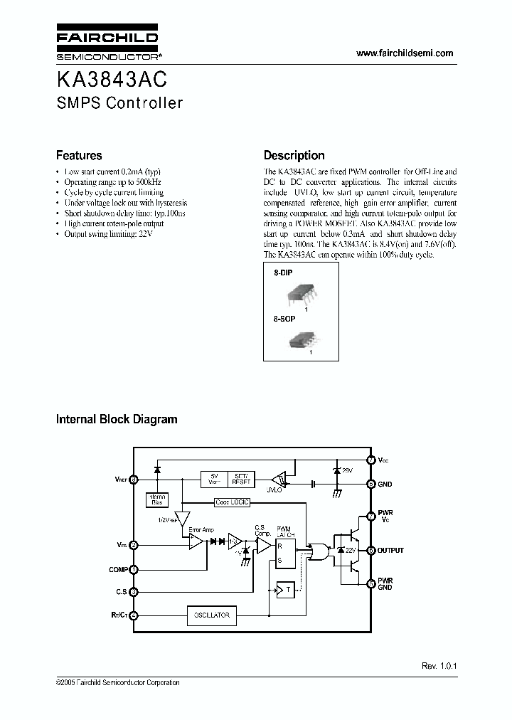 KA3843ACS_4667355.PDF Datasheet