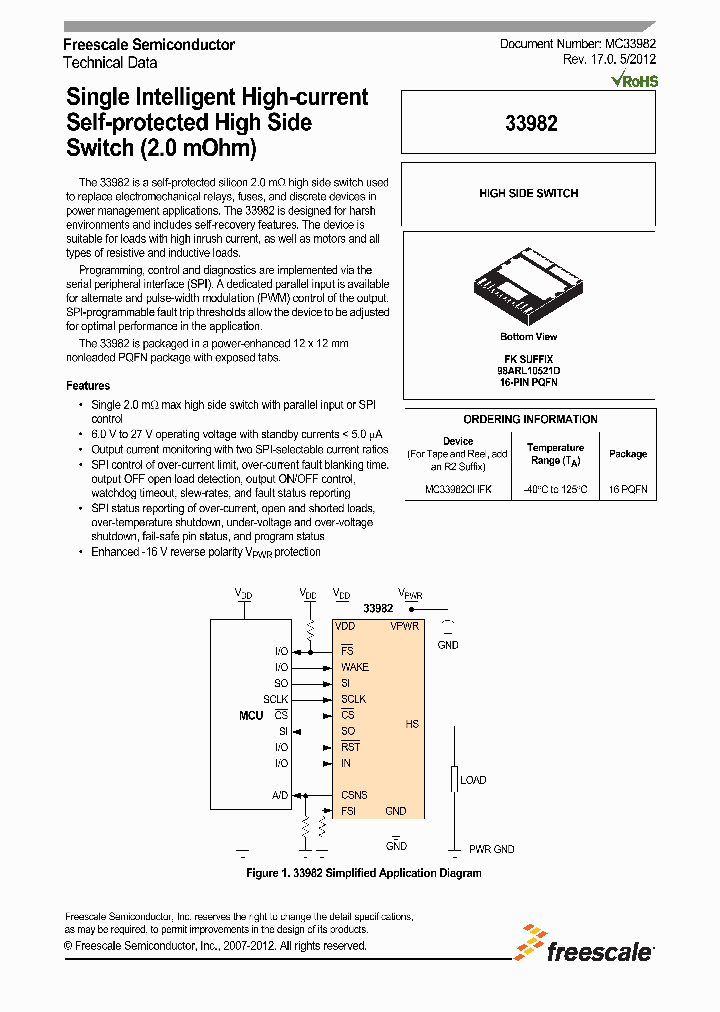 MC33982CHFK_4667291.PDF Datasheet