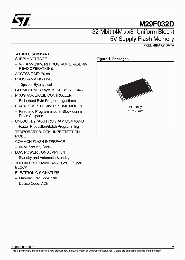M29F032D70N6_4667969.PDF Datasheet