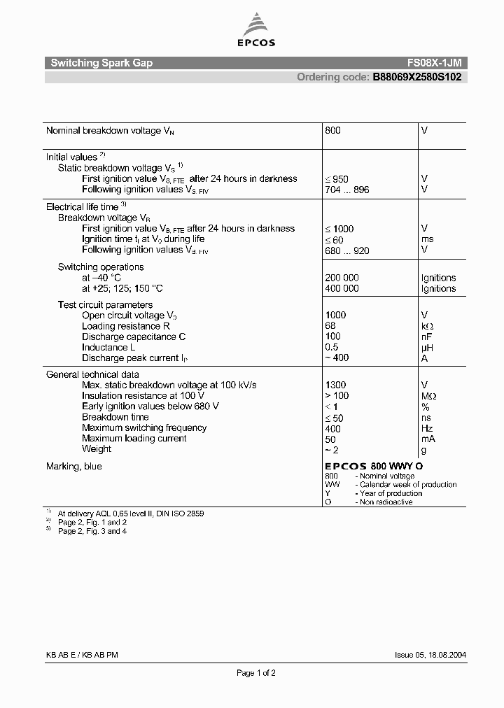 B88069X2580S102_4666142.PDF Datasheet