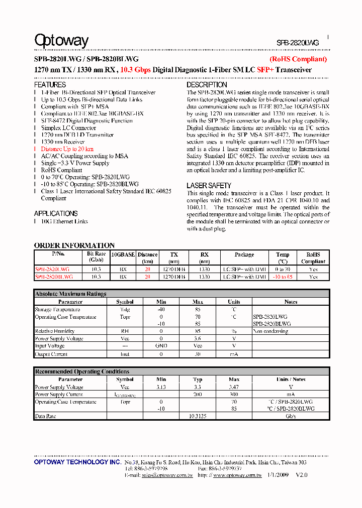 SPB-2820BLWG_4669943.PDF Datasheet