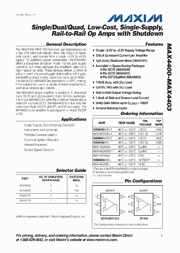 MAX4401_4677813.PDF Datasheet