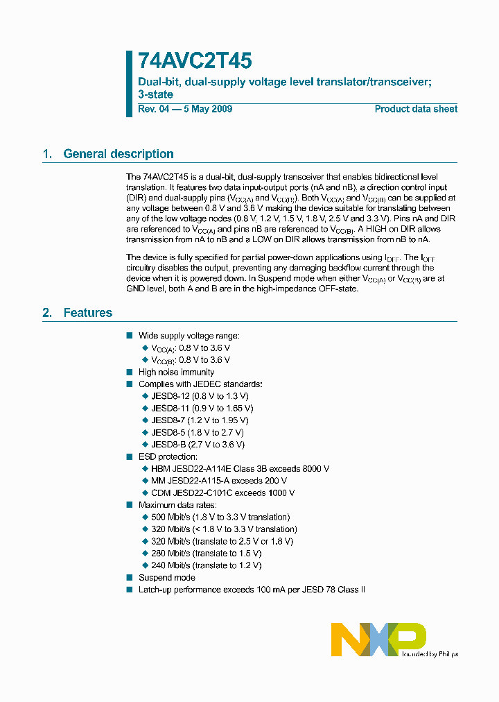 74AVC2T4509_4679770.PDF Datasheet