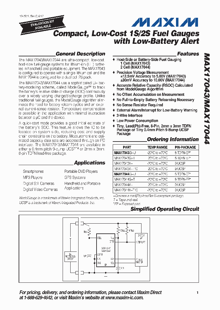 MAX17043_4678790.PDF Datasheet