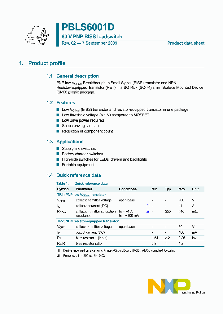 PBLS6001D_4681896.PDF Datasheet