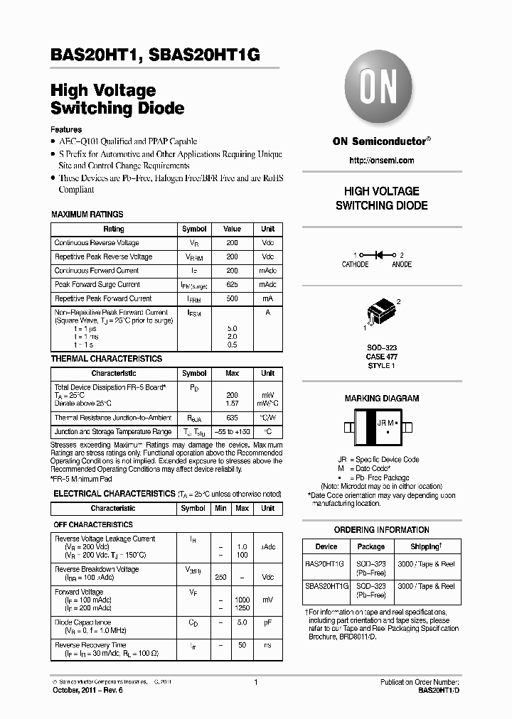 SBAS20HT1G_4683269.PDF Datasheet