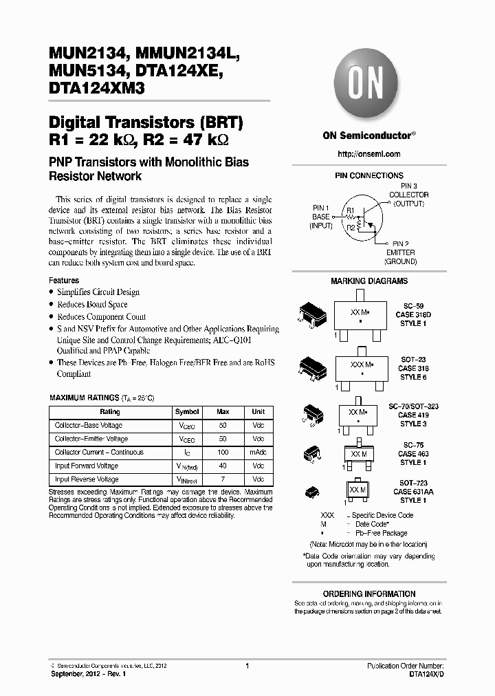 SMMUN2134LT1G_4683574.PDF Datasheet