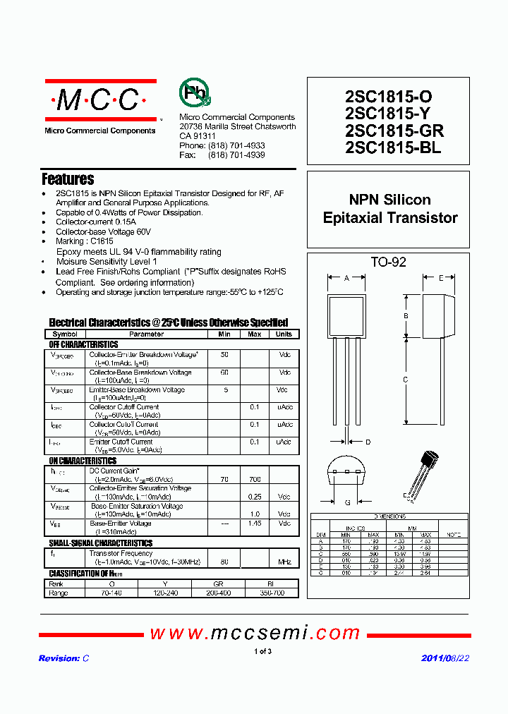 2SC1815-GR_4684236.PDF Datasheet