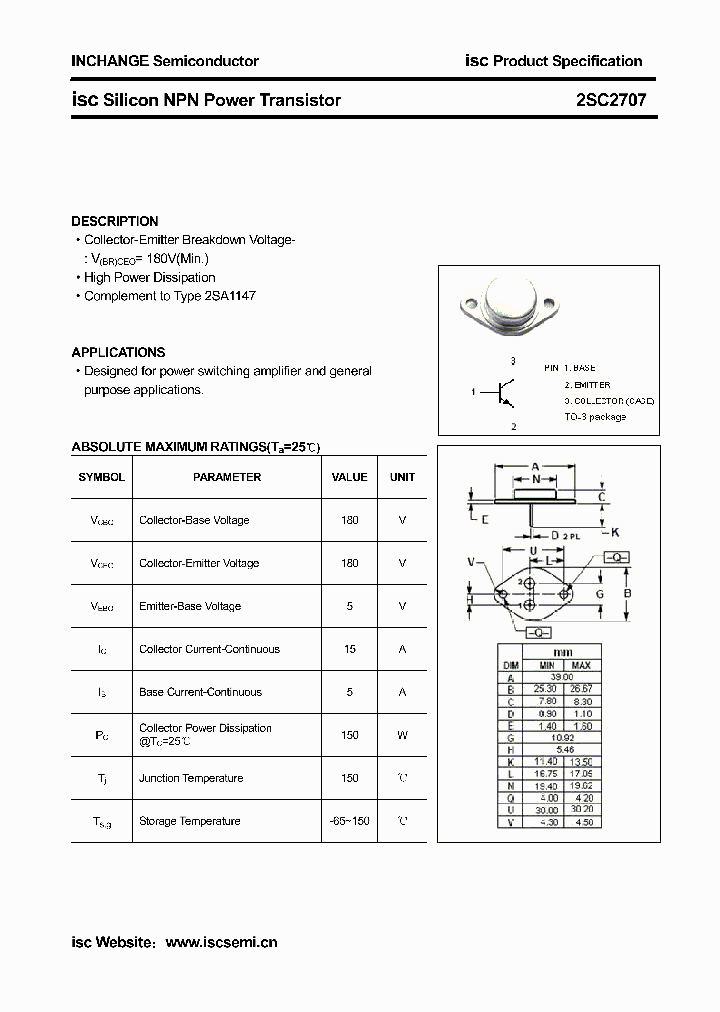 2SC2707_4684396.PDF Datasheet