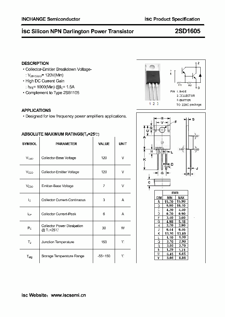 2SD1605_4684631.PDF Datasheet