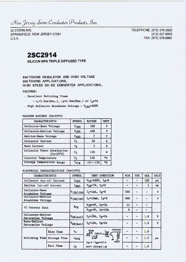 2SC2914_4684763.PDF Datasheet